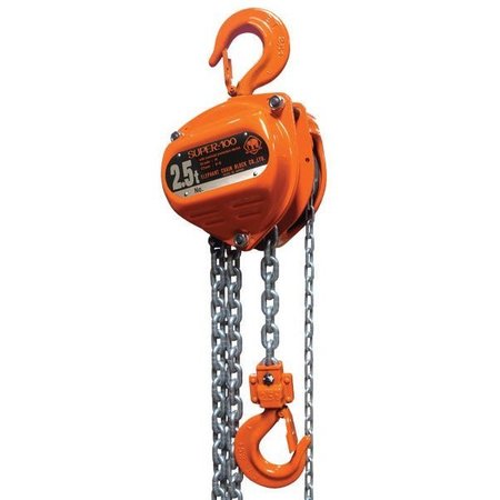 SUPER 100 1 ton Hand Chain Hoist, Elephant , 15' Lift H100-1-15